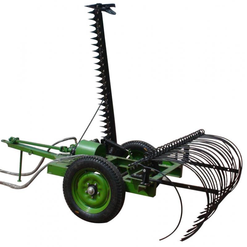 Mowing hay rake